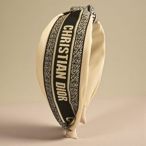 Black And Cream Headband